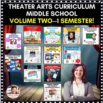 Preview of Drama Class Theater Curriculum Middle School Volume 2 Plays Storytelling Design