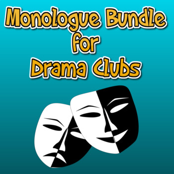 Preview of Drama Club Monologue Bundle - Drama Club or Theater Activity / Scripts