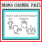 Drama Coloring Pages | Elementary Theatre Vocabulary