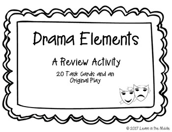 Preview of Drama Elements A Review Activity