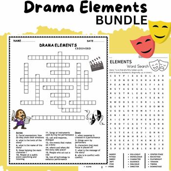 Preview of Drama Elements Fun Pack: Exciting Resources for Middle and High Schoolers