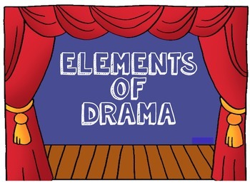 elements of drama powerpoint 4th grade