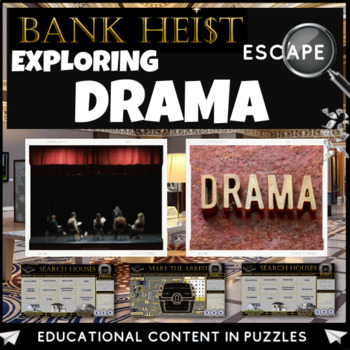 Preview of Drama End of Year Escape Room (Set | Prop | Script | Monologue | Audience...)