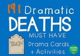 Drama Cards : DRAMATIC DEATHS (Drama Games + Activities)