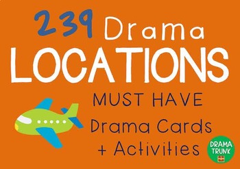 Preview of Drama / English Cards : SETTINGS (LOCATIONS)