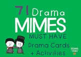Pantomime Drama Cards + Mime Drama Activities