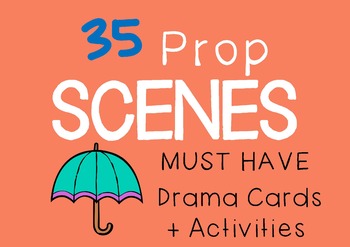 Preview of Role Play PROP SCENES : Drama / English Cards + Suggested Drama Activities