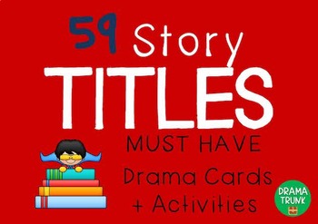 Preview of Drama / English Cards : TITLES (Drama Games + Activities)