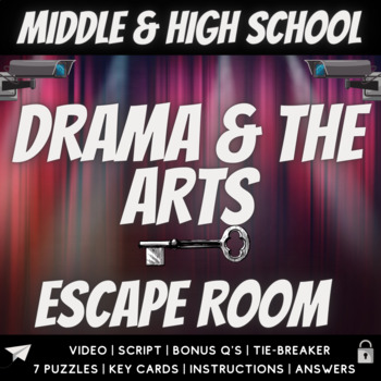 Preview of Drama Escape Room