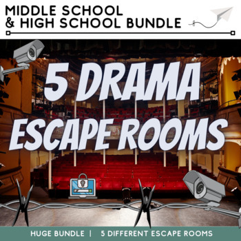 Preview of Drama Escape Room Collection (Theatre, Drama Styles, Tragedy, Stage Production)