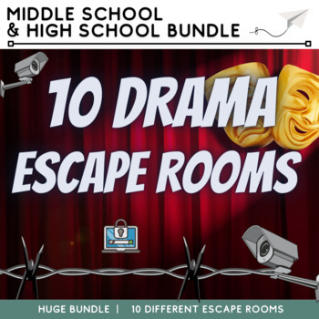 Preview of Drama Escape Room Collection (Theatre, Styles, Movie, Film, Stage Production)