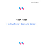 Hitch Hiker: Drama Game Instructions + Scenario Cards {Cut