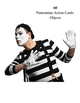 Preview of Drama Games:  Action Pantomime Cards