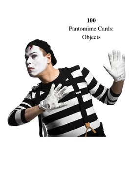 Preview of Drama Games:  Object Pantomime Cards
