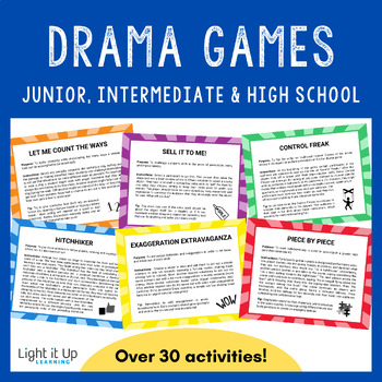 Preview of Drama Games (Junior/Intermediate/High School)