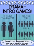 Drama - INTRO warm up GAMES for high school