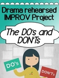Drama Improv Project for high school or middle school- The