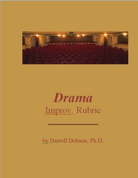 Preview of Drama: Improv. Rubric