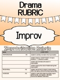 Drama Improv rubric