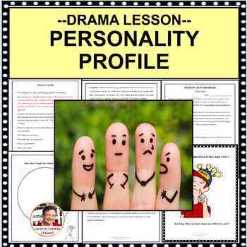 Preview of Personality Profile | Ice Breaker | Drama Lesson| Traits| Characteristics