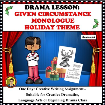 Preview of Drama Lesson| Christmas Creative Writing with Given Circumstance