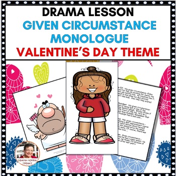 Preview of Valentines Day Drama Lesson| Creative Writing| Dialogue with Given Circumstances
