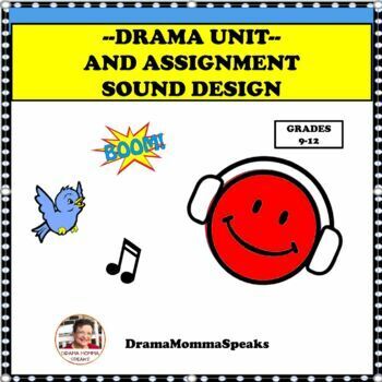 Preview of Drama Lesson and Unit| Sound Design High School Level