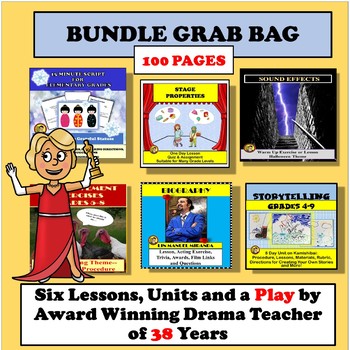 Preview of Drama Lessons  Units One Act Play Play Sound Effects Biography Stage Properties
