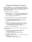 Drama Participant Contract
