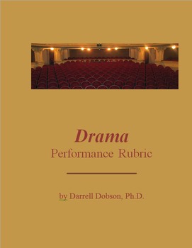 Preview of Drama: Performance Rubric
