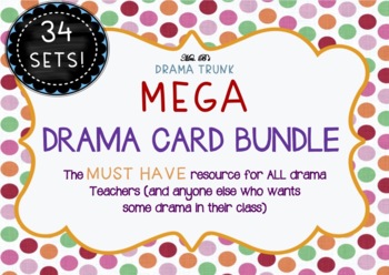 Preview of Drama / Role Play Cards MEGA BUNDLE (Drama Cards + Suggested Drama Activities)