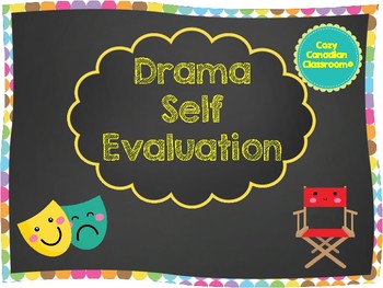 Preview of Drama Self Evaluation - No Prep