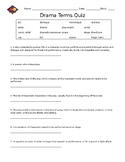 Drama Terms Worksheets & Teaching Resources | Teachers Pay Teachers