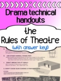 Drama - The first week - The Rules of Theatre