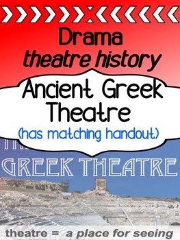 Preview of Drama - Theatre History - Ancient Greek Theatre 