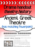 Drama - Theatre History - Ancient Greek Theatre