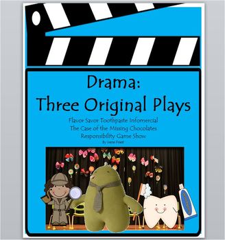 Preview of Drama: Three Original Plays - Scripts to Perform - Reading for Common Core
