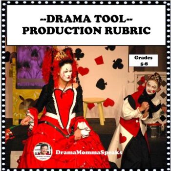 Preview of Drama Class Play Production Rubric FREE!