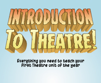 Preview of Drama Unit: Introduction to the Elements of Drama