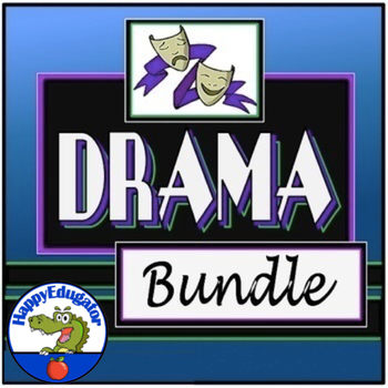 Preview of Drama Unit Resource BUNDLE Print and Digital Easel Activities