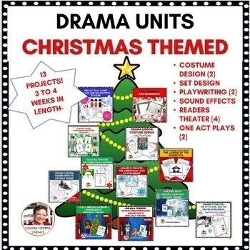Preview of Drama Units Christmas  Folk Tales Design Sound Effects Readers Theater Plays