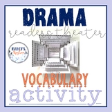 Drama Vocabulary foldable style notes template for Composi