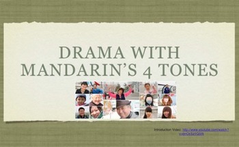 Preview of Drama With Mandarin's Four Tones (Chinese)