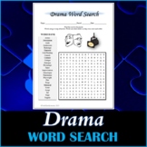 Drama Word Search Puzzle