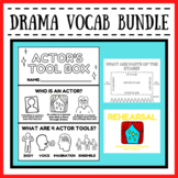 Drama Word Wall, Coloring Book & Pages Bundle | Elementary