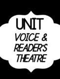 Drama binder organizer - VOICE UNIT - 1 page printable binder tab