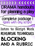 Drama bundle - Planning a play - for high school