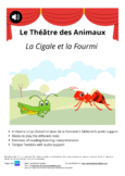Drama in French: Le Théâtre des Animaux - La Cigale et la Fourmi