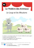 Drama in French: le Théâtre des Animaux- le Loup et les Moutons