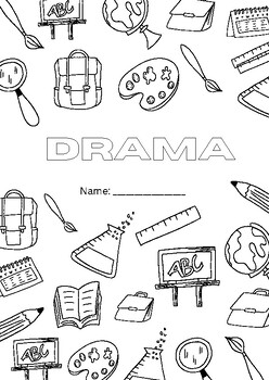 Preview of Drama workbook cover